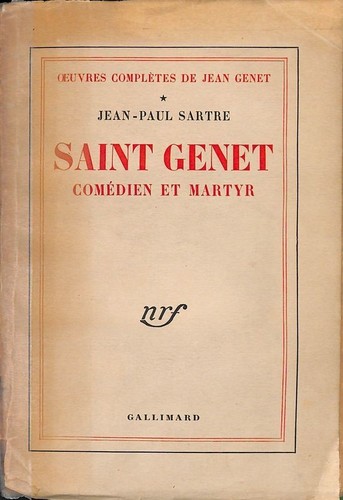Saint genet comedien martyr - genet, et
