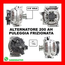 ALTERNATORE 200AH MERCEDES CLASSE C 220 CDI SPORTCOUPE DA 04 A 08 KW110 646.963