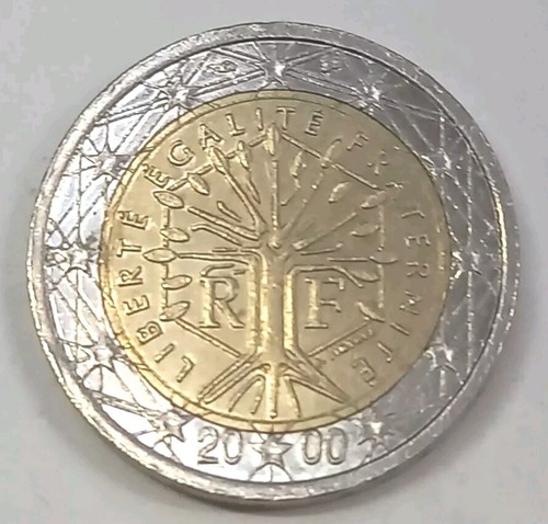 Moneda euros año 2000 - moneda,