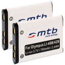 2x Batteria Li-40b/Li-42b per