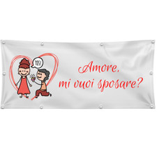 BANNER STRISCIONE MATRIMONIO -