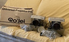 Rollei P11. 2 Diaproiettori Obiettivi Vario-Heidsomat 3,5 f/110-160 Leggi desc