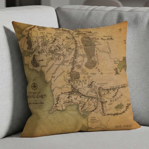 Copricuscino mappa della terra - copricuscino,