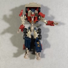 Transformers Movie ROTF Voyager Class Optimus Prime Twin Blaster 2008 incompleto