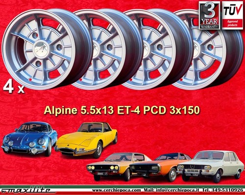 Cerchi lega renault a110 - 4,