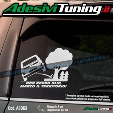 Adesivo Non Perdo Olio, Marco