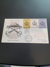 CITTA' DEL VATICANO-15.6.63-1°giorno emissione-SEDE VACANTE-affrancata viaggiata