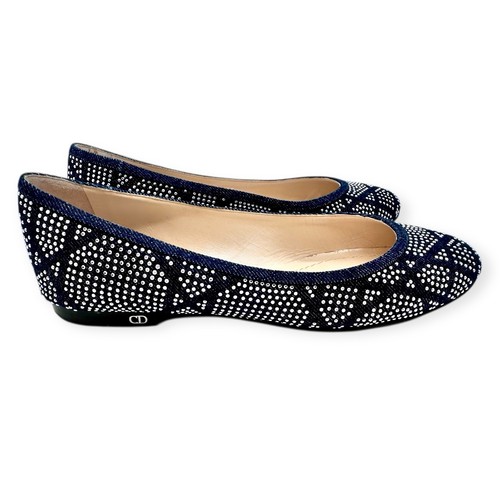 Dior saga denim flat - denim, ballerina