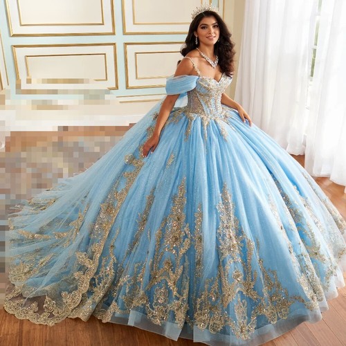 Abiti ballo blu principessa - blu,