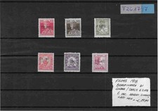 1918 FIUME Serie di 6