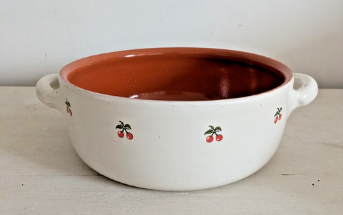 Zuppiera vintage terracotta - zuppiera,