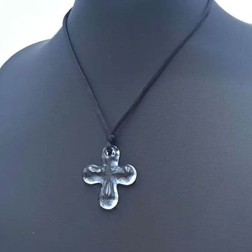 Collana croce baccarat peche - croce,