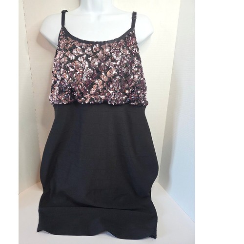 Torrid rose pink sequin black - sequin,