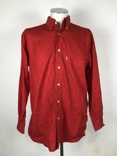 LEVI'S LEVIS CAMICIA UOMO COTONE TG XL MAN CASUAL VINTAGE SHIRT COTTON ROSSO