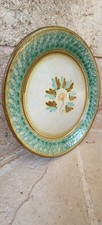 Piatto Caltagirone ceramica smaltata, hand painted Sicilian plate