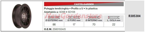 Puleggia tendicinghia