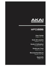 Akai MPD226 Owners Instruction