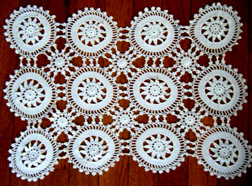 Antico topper doily - in, pizzo