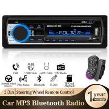 AUTORADIO BLUETOOTH 24V STEREO AUTO 1 DIN MULTIMEDIALE, LETTORE MP3 DIGITALE