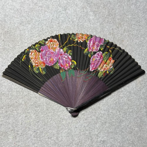 Ventaglio vintage fatto mano - vintage,