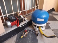 pompa autoadescante, serbatoio autoclave, riduttore di pressione, raccordi otton