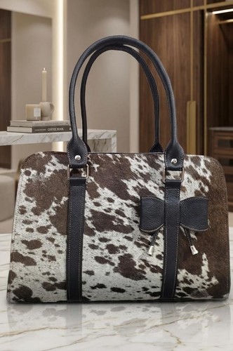 Borsa tote vera pelle di - in,