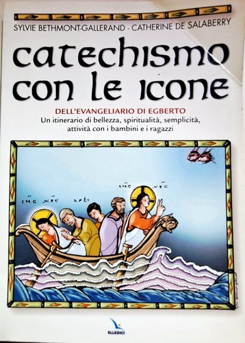 Libro catechismo con - catechismo, icone