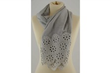 Sciarpa stola sciarpina grigio