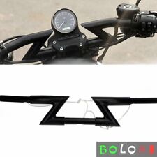 Barra Z manubrio 1" per Cafe Racer Bobber Chopper Harley Dyna Softail Sportster