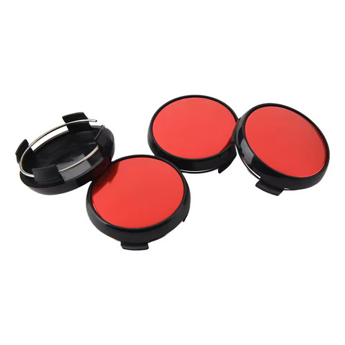 65mm rosso nero coprimozzo - nero,