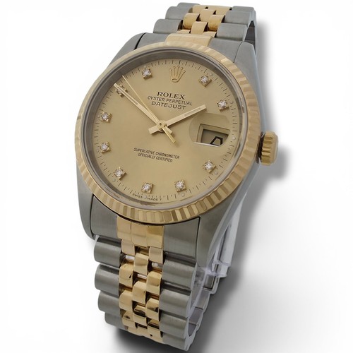 Rolex datejust 16233 - oro, 18