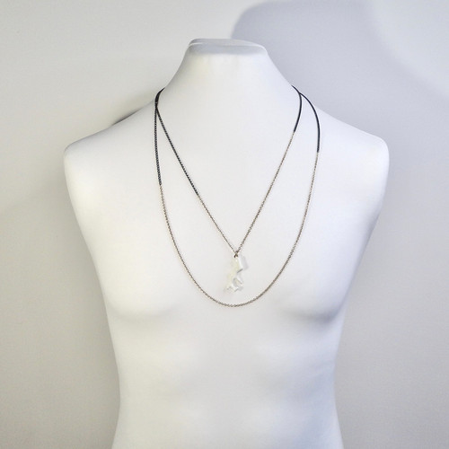 Collana doppia catena con
