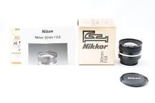 [Quasi inutilizzato in/box] Nikon Ai-s Nikkor 20 mm f2.8 MF AIS obiettivo grandangolare JP