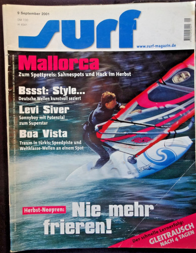 Surf magazine bic - surf, 9/01,bic