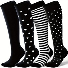 4 Paia Calze a Compressione