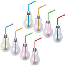 8er Set LED Bicchieri 0,4l Plastica Lampada Vetro Cocktail Partyglas Luminoso