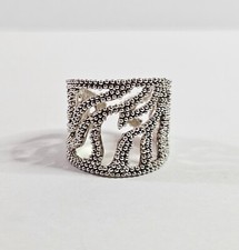 ANELLO IN ARGENTO COLLEZIONE GRANUM RICAMO - GLAUCO