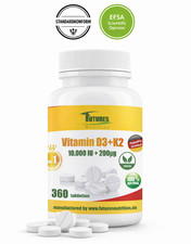 Vitamina D3 + K2 10.000 UI 200