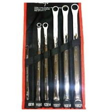 SET 6 PZ CHIAVI INGLESI EXTRA LUNGO DOUBLE CHIAVI POLIGONALI DA 8MM-21MM METRICO