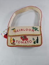 Borsa cimelio pomodoro perline