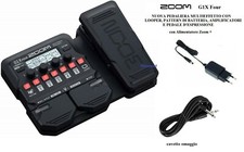 ZOOM G1X FOUR PEDALIERA MULTIEFFETTO PER CHITARRA ALIMENTATORE LOOPER PATTERN