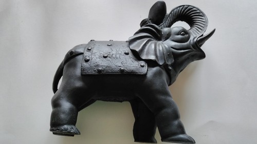 Elefante etnico nero - 25, cm