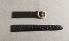 Paul Picot Leather Croco Black