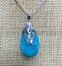 Natural Dominican Larimar jade