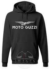 FELPA MOTO GUZZI CON CAPPUCCIO HOODIES MOTO MOTOGP ENDURO CROSS