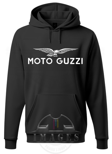Felpa moto guzzi con cappuccio - felpa,