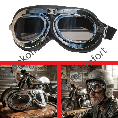 Occhiali moto retrò - moto, stile