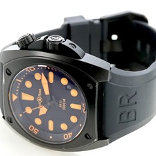 Bell & Ross INSTRUMENTS BR02 Marine 1000M Orologio subacqueo BR02-92 Orologio da uomo nero