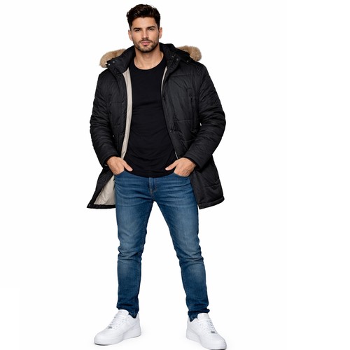 Giubbotto uomo invernale parka - invernale,