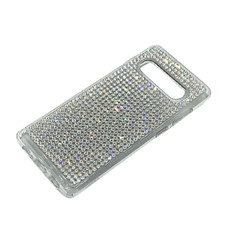 Custodia telefono Bling Samsung fullback fatta a mano realizzata con cristalli Swarovski trasparenti